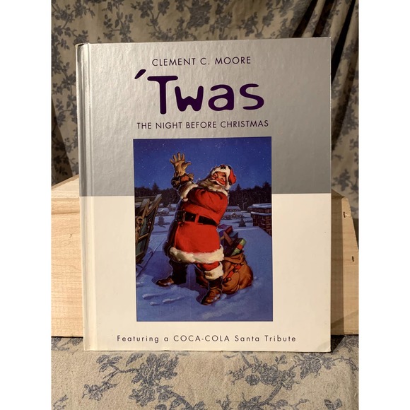 'Twas the Night Before Christmas ft a COCA-COLA Santa Tribute 2001 Hallmark - Picture 1 of 9